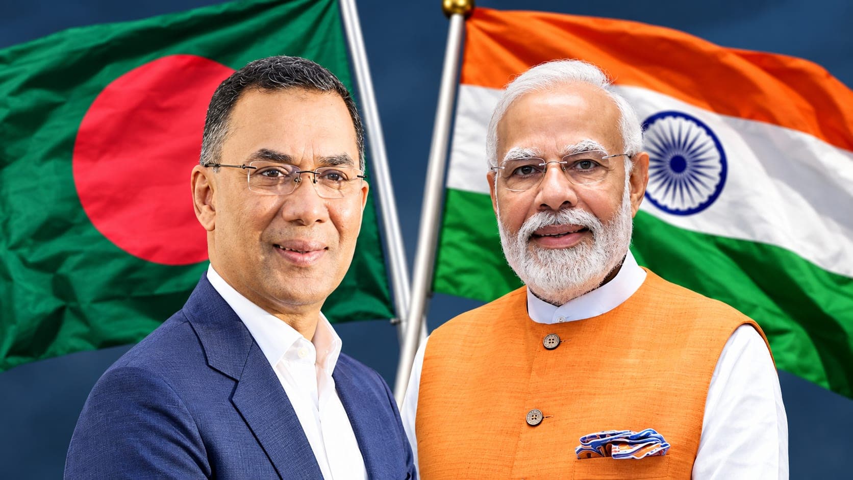 তারেক রহমান ও নরেন্দ্র মোদী
