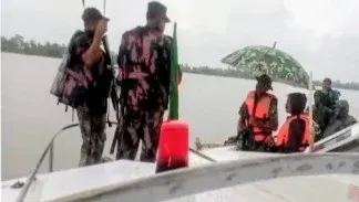 সাতক্ষীরা সীমান্তে বিজিবির টহল ও সীমান্ত নিরাপত্তা কার্যক্রমের প্রতীকী চিত্র।
