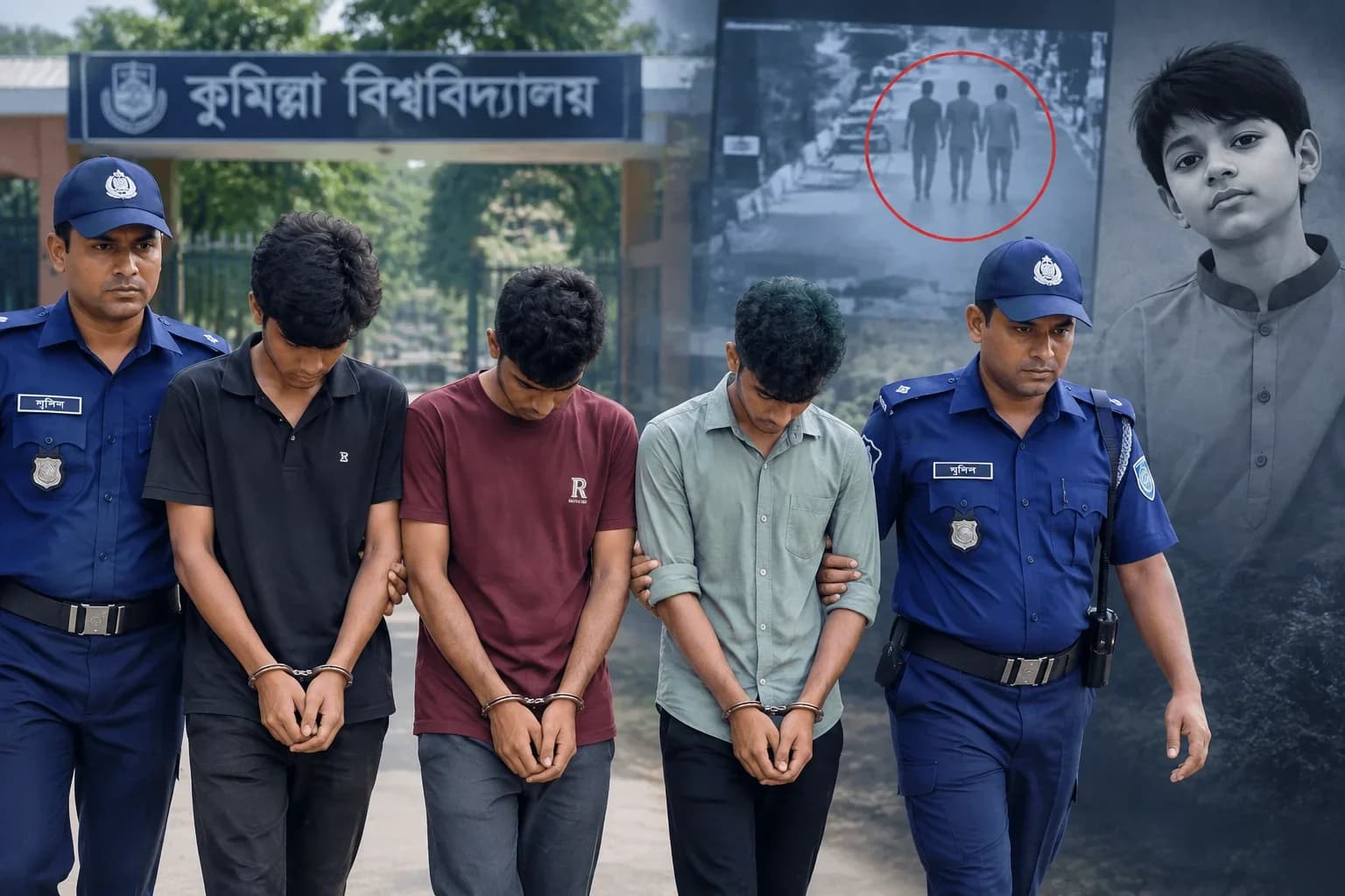 কুমিল্লায় অপ্রতিম হত্যাকাণ্ডের ঘটনায় পুলিশের তদন্তের প্রতীকী চিত্র।
